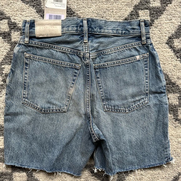 EVERLANE Way High Denim Shorts NWT - size 26 - Picture 3 of 3